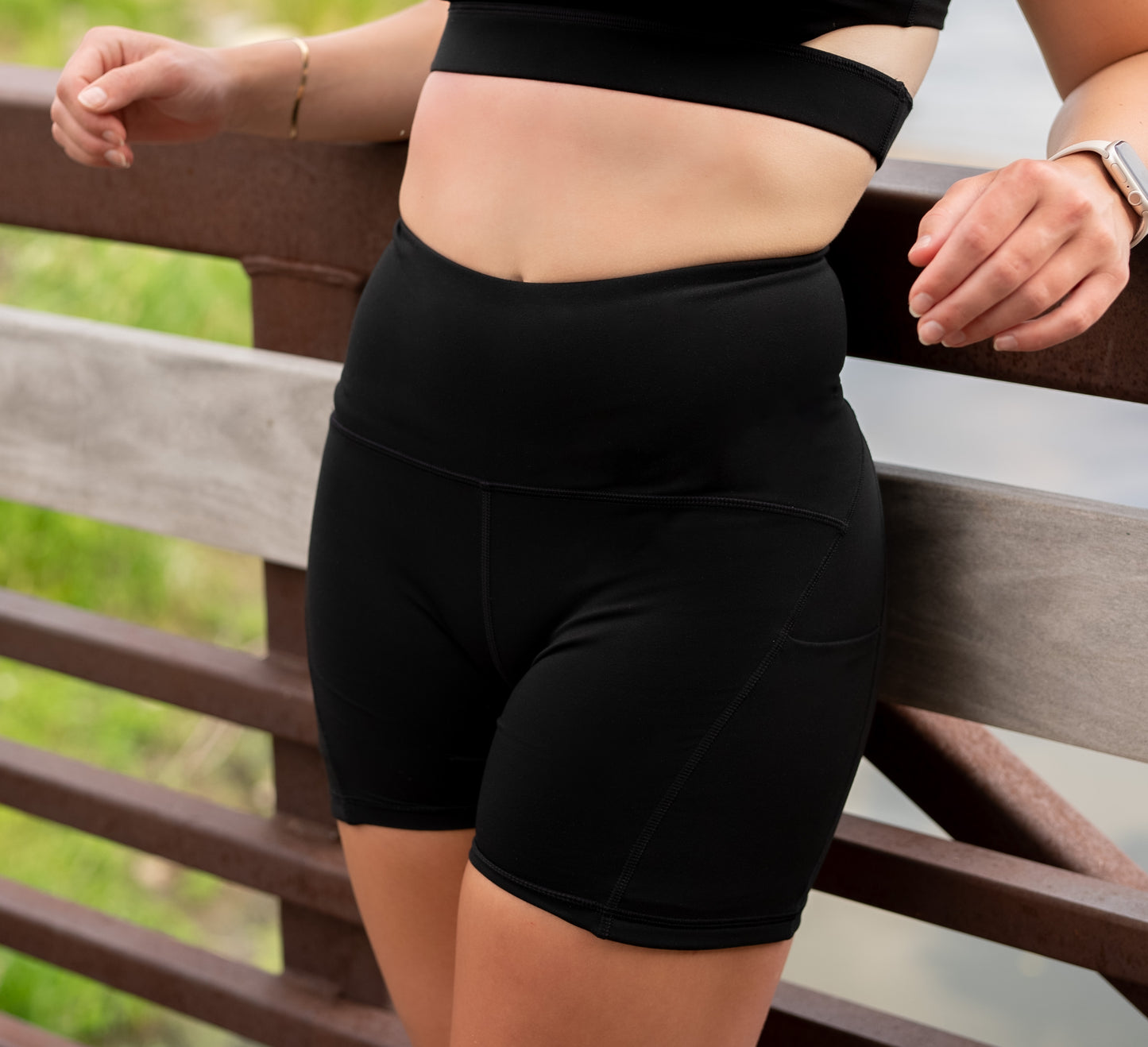 Sleek Black Workout Set – Manifest Sportswear